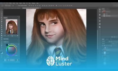 Hermione Granger Digital Painting Process photoshopcc