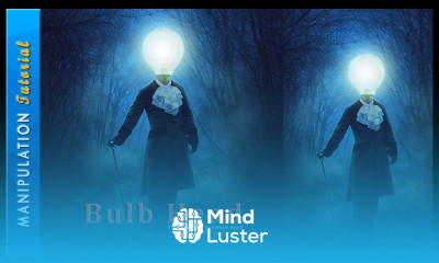 Photo Manipulation Tutorial Light Bulb Head surrealism
