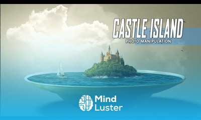 Making Castle Island On The Plate Manipulation Scene Effect In Photoshop