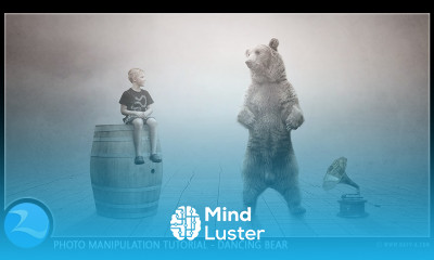 Making Dancing Bear Surreal Manipulation Scene Effect In Photoshop