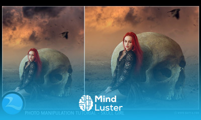 Making Skull Girl Manipulation Scene Effect In Photoshop CC