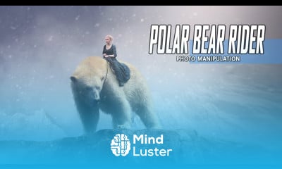 Photoshop Manipulation Tutorial Effect The Polar Bear Rider