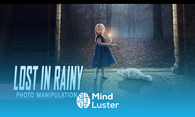 Lost In Rainy Photoshop Manipulation Tutorial Effect