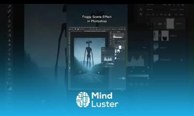 Foggy Scene Effect in Photoshop siren head shorts photoshop sirenhead editing