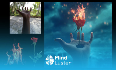 How to Make Simple Photo Manipulation Ideas Burning Rose