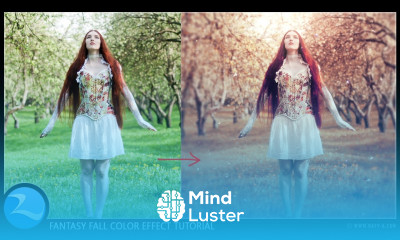 Fantasy Fall Color Effects Photoshop Tutorial