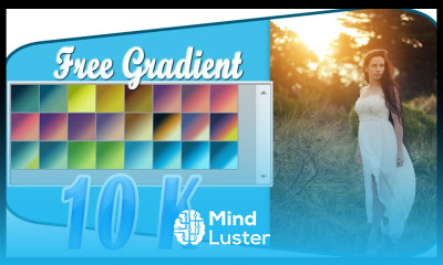 Photoshop Gradient Preset For 10K SUBSCRIBERS