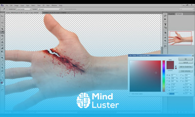 Realistic Hand Wound PHOTOSHOP TUTORIAL EFFECTS