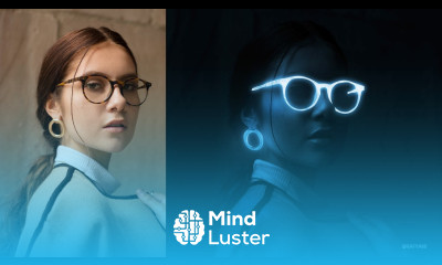 Glow in the Dark Portrait Effect Photoshop Tutorial