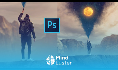 Smoke Night Photo Manipulation Composite Photoshop Tutorial