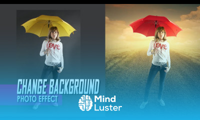 Change Background Adding Light Effects Photoshop Tutorial