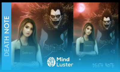 Photo Manipulation Death Note PHOTOSHOP CS6