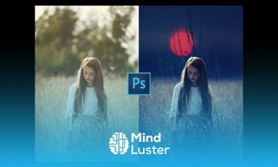 Change DAY to NIGHT Scene Fast Easily in Photoshop Photoshop Tutorial