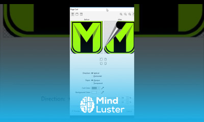 Page Curl Effect illustrator youtubeshort logo youtubeshorts graphicdesign