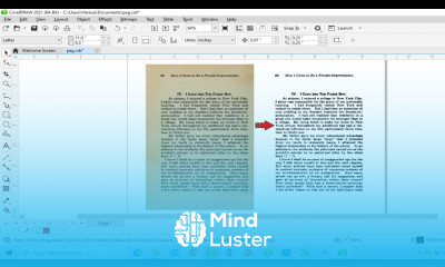 Scanned Text Quality Improvement for Printing in CorelDraw