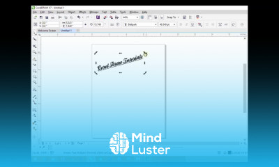 CorelDraw X7 Tutorials Text Tool