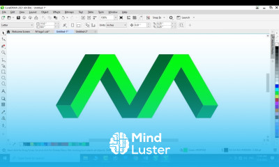 Letter M 3D Logo Design