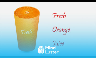 Orange Juice Glass Design