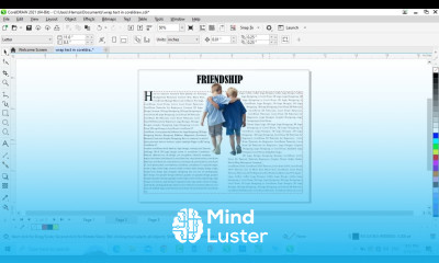 Text Wrap in CorelDRaw