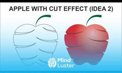 Apple Logo Cut Effect Idea 2