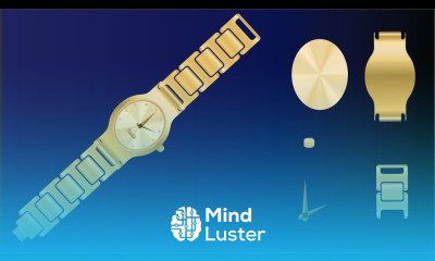 Wrist Watch Designing with Golden Effect CorelDraw 2020 Tutorial