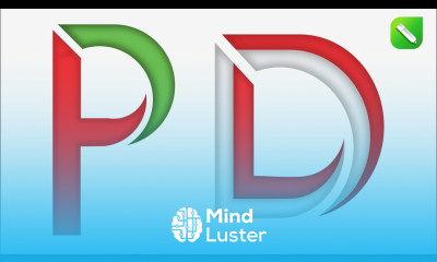 Letter D and P Logo Design Idea