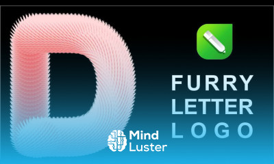 Furry Letter Logo in CorelDraw