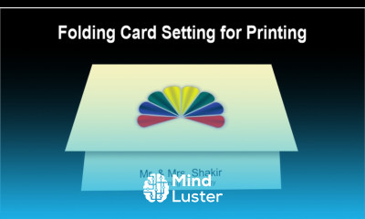 Folding Card Setting for Printing in CorelDraw