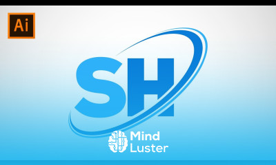 Illustrator tutorial How to make Circle Letter Shape Logo in Adobe illustrator