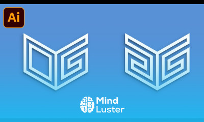 Logo design illustrator OG GG letter logo design Simple logo design Adobe illustrator cc