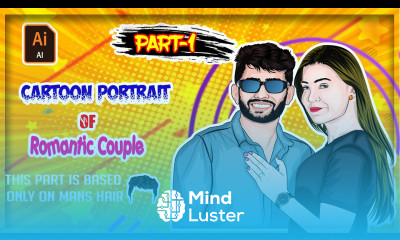 Vector Art Cartoon Portrait Vector Portrait Adobe Illustrator Part 1