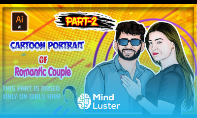 Vector Art Cartoon Portrait Vector Portrait Adobe Illustrator Part 2