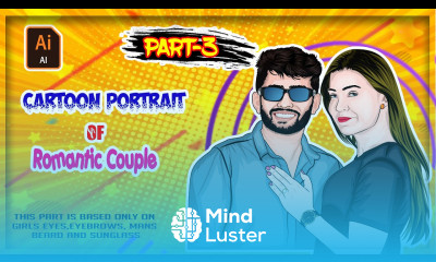 Vector Art Cartoon Portrait Vector Portrait Adobe Illustrator Part 3