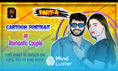 Vector Art Cartoon Portrait Vector Portrait Adobe Illustrator Part 4