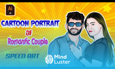 Vector portrait Vector art speed art Vector cartoon portrait design Adobe illustrator cc