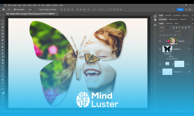 Fill a Shape with a Photo in Photoshop 2022