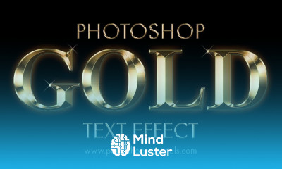 Photoshop Gold Text Effect