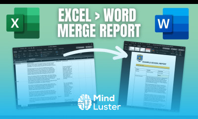 Create Word Reports from Excel Spreadsheets How to use Merge