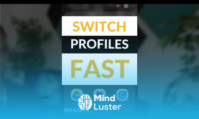 Switch Google Profiles on Mobile in Seconds Shorts