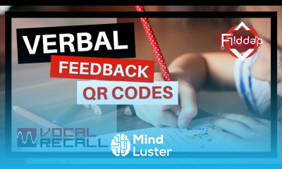 Amazing way of giving student feedback Vocal recall the app with built in QR codes