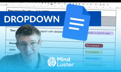 Dropdown and Table templates in Google Docs