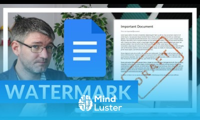 How to add watermark in Google Docs