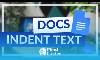 How to Indent text in Google Docs