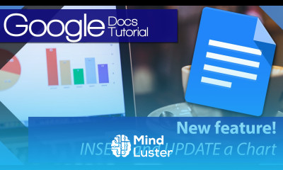 Google Docs Insert a Chart and update with a single click New May 2016 Feature