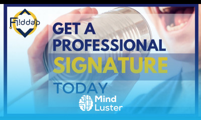 Get a Professional Email Signature NEW 2017 Video