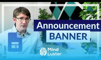 Google Sites Announcement banners Let your visitor know