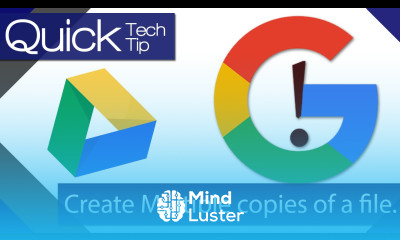 How To Create Multiple Copies of a File in Google Drive