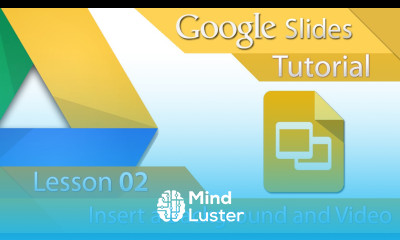 Google Slides Tutorial 02 Insert a background and Video