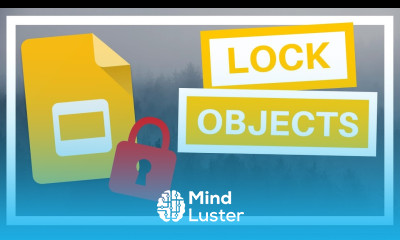 How to Lock Objects in Google Slides