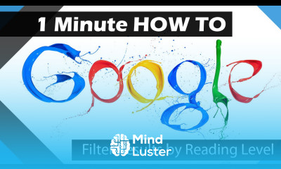 1 Min How To Google Search Reading Levels